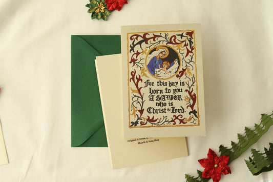Medieval Madonna and Child Christmas Cards